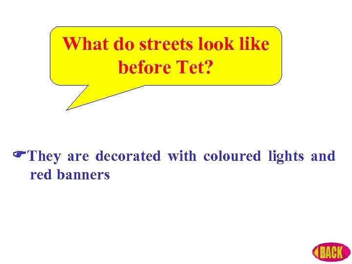 What do streets look like before Tet? They are decorated with coloured lights and