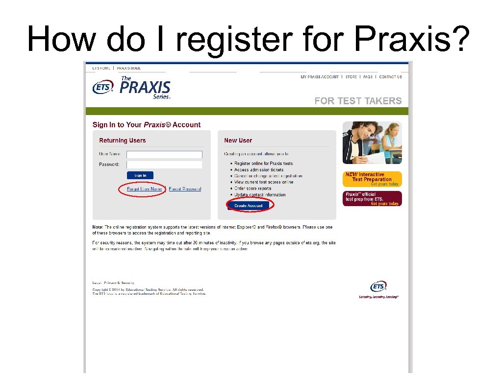 How do I register for Praxis? 