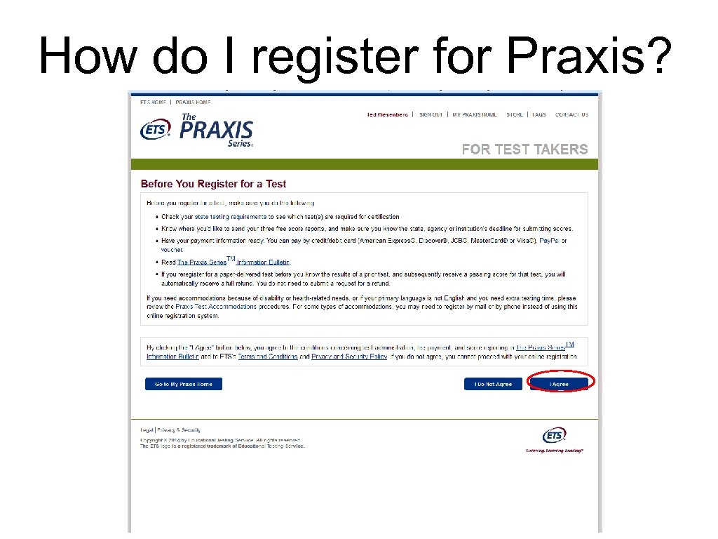 How do I register for Praxis? 