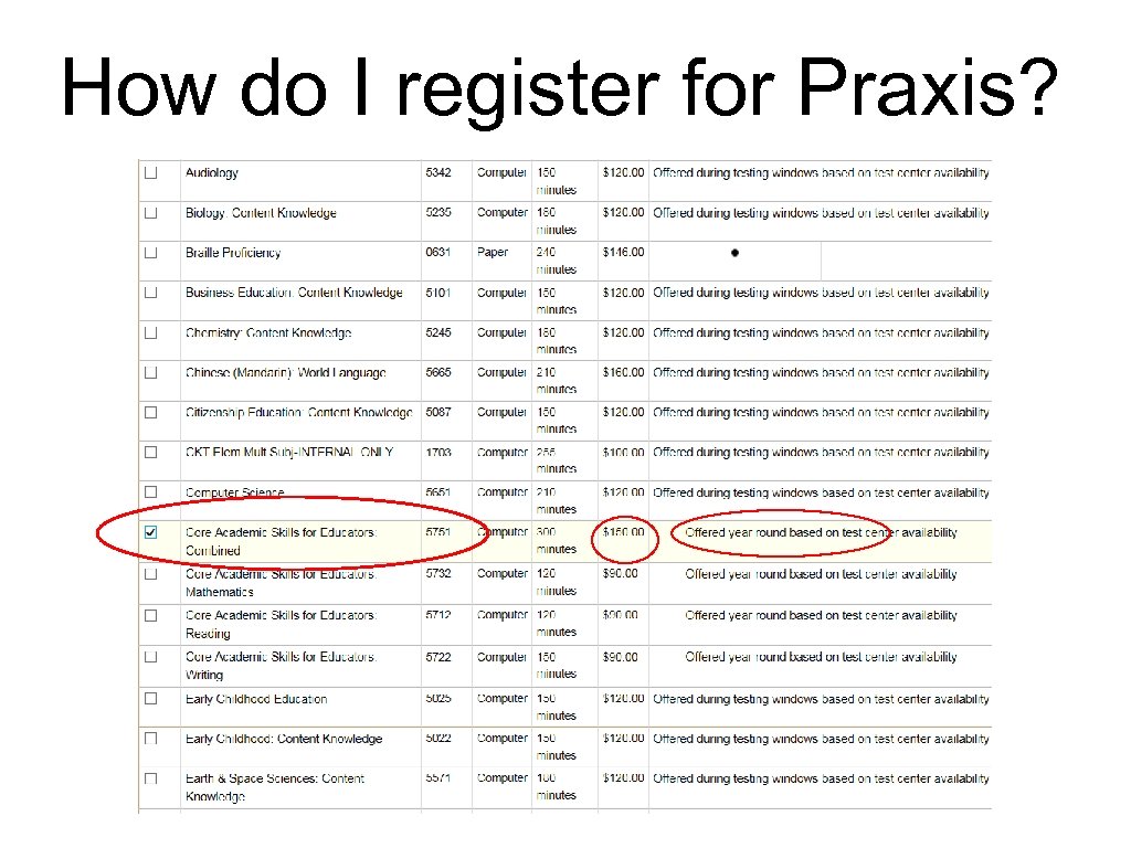 How do I register for Praxis? 