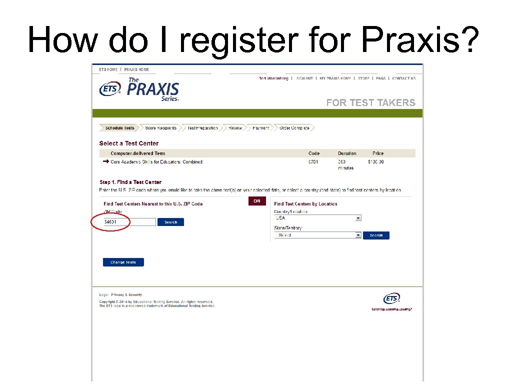 How do I register for Praxis? 