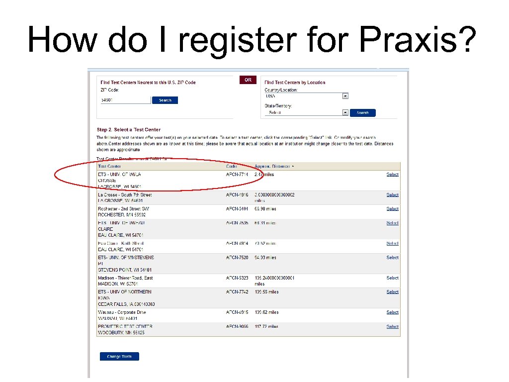 How do I register for Praxis? 