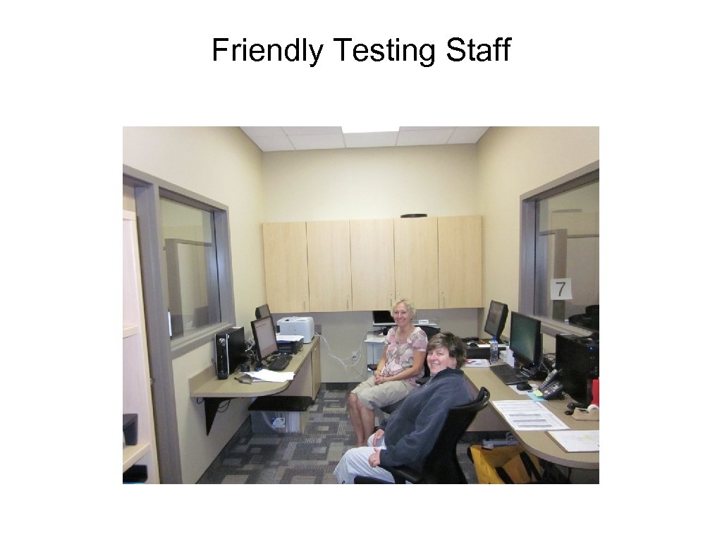Friendly Testing Staff 