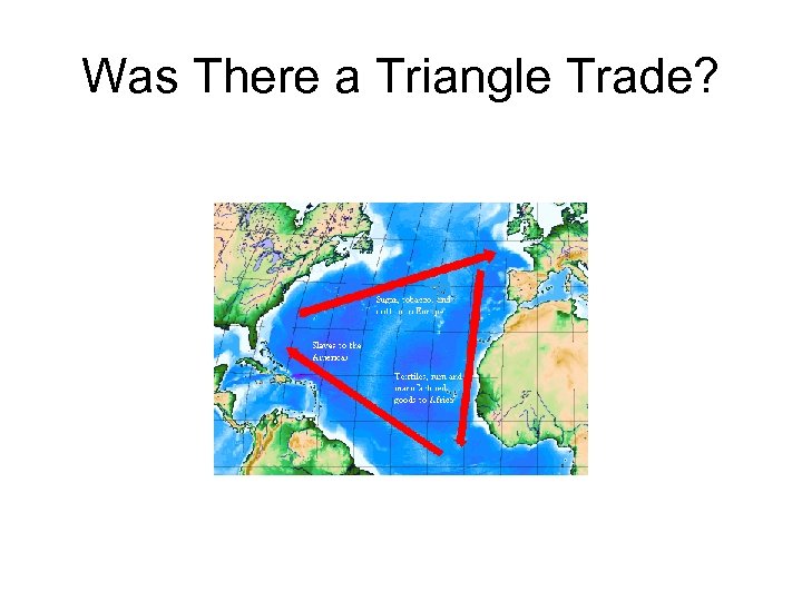 Was There a Triangle Trade? 