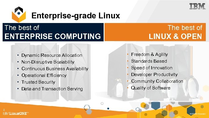 Enterprise-grade Linux The best of ENTERPRISE COMPUTING • • • 2 Dynamic Resource Allocation