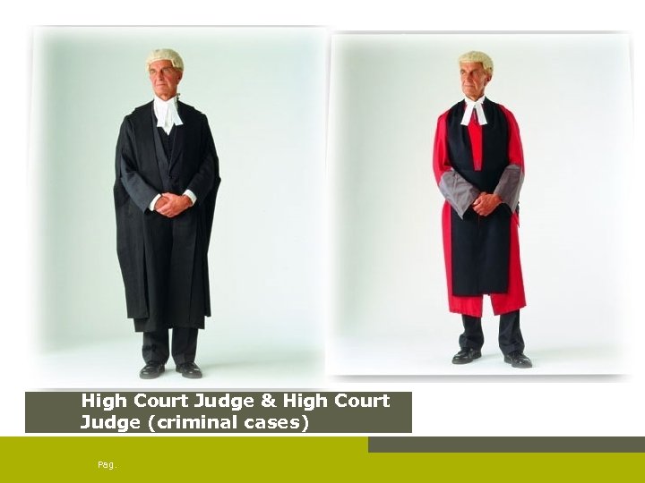 High Court Judge & High Court Judge (criminal cases) Pag. 
