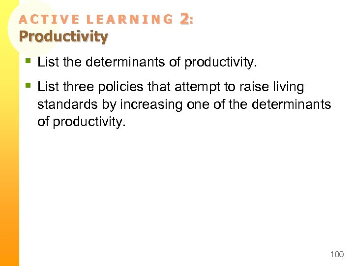 A C T I V E L E A R N I N G