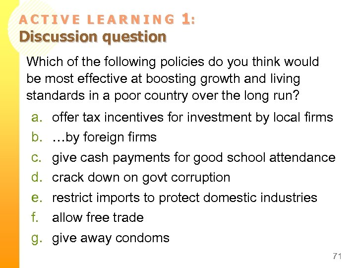 A C T I V E L E A R N I N G