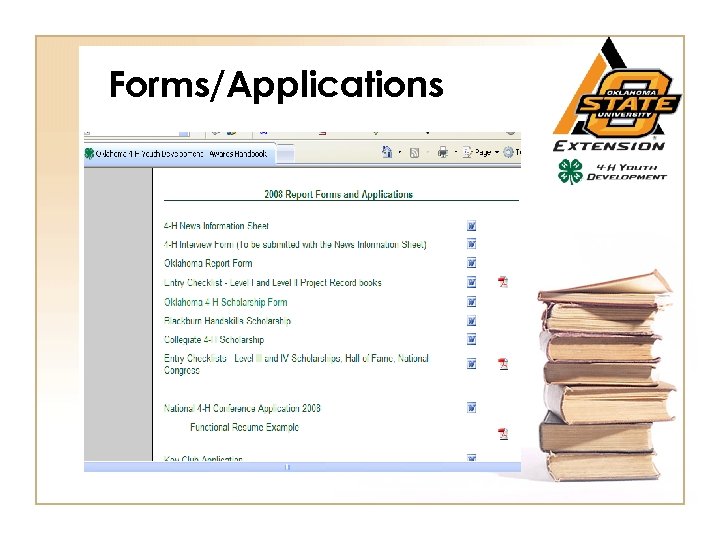 Forms/Applications 