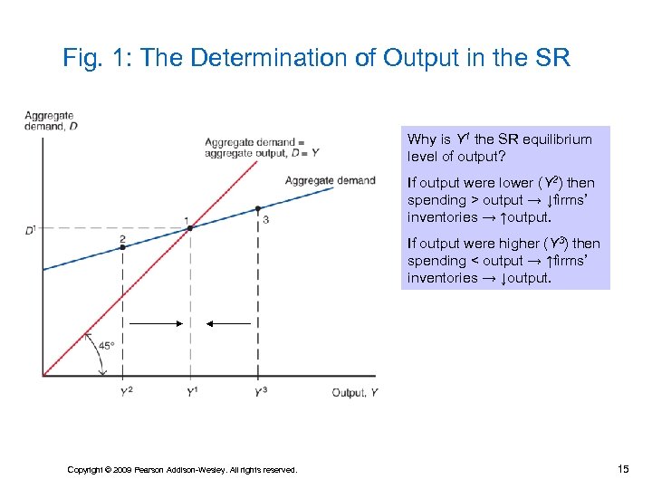 Fig. 1: The Determination of Output in the SR Why is Y 1 the