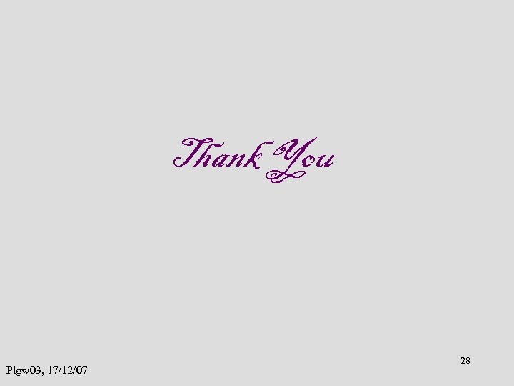 Thank You Plgw 03, 17/12/07 28 