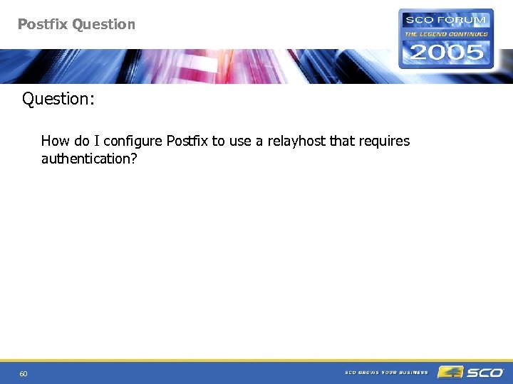 Postfix Question: How do I configure Postfix to use a relayhost that requires authentication?