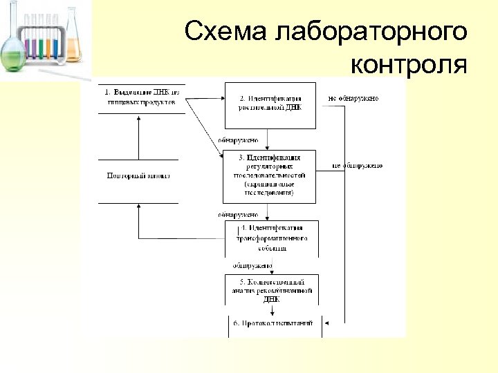 Схема аналитического контроля