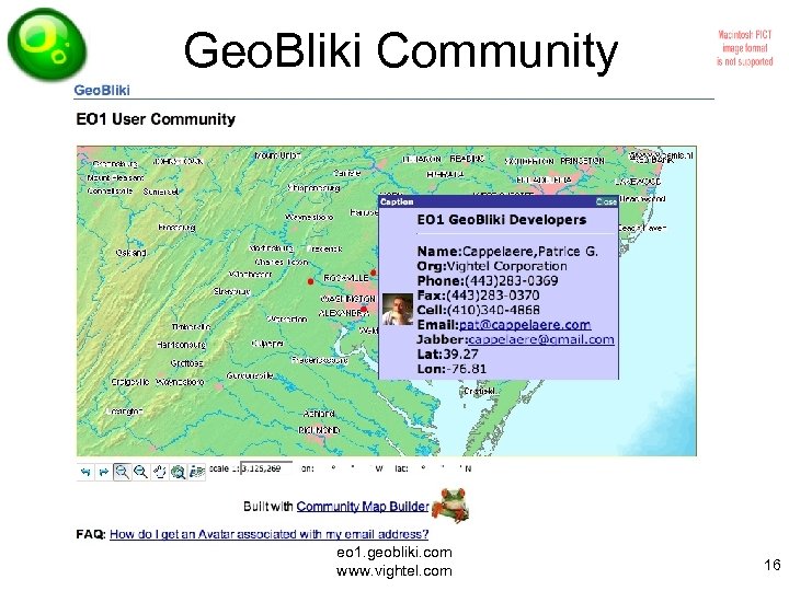 Geo. Bliki Community eo 1. geobliki. com www. vightel. com 16 