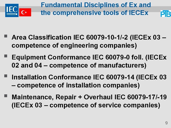 Fundamental Disciplines of Ex and the comprehensive tools of IECEx § Area Classification IEC