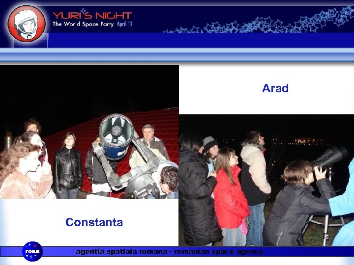 Arad Constanta agentia spatiala romana - romanian space agency 