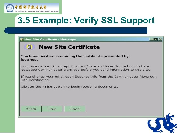 3. 5 Example: Verify SSL Support 