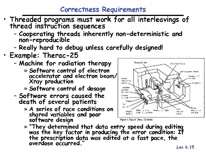 Correctness Requirements • Threaded programs must work for all interleavings of thread instruction sequences