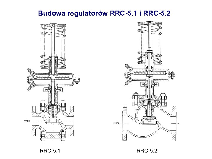 Budowa regulatorów RRC-5. 1 i RRC-5. 2 RRC-5. 1 RRC-5. 2 