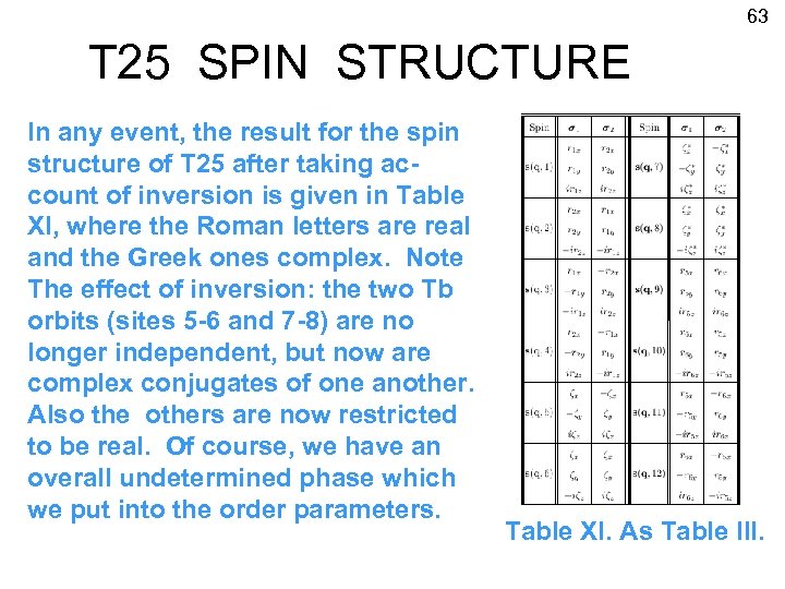 63 T 25 SPIN STRUCTURE In any event, the result for the spin structure