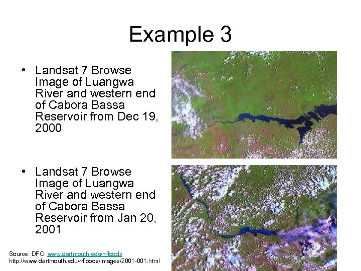 Example 3 • Landsat 7 Browse Image of Luangwa River and western end of