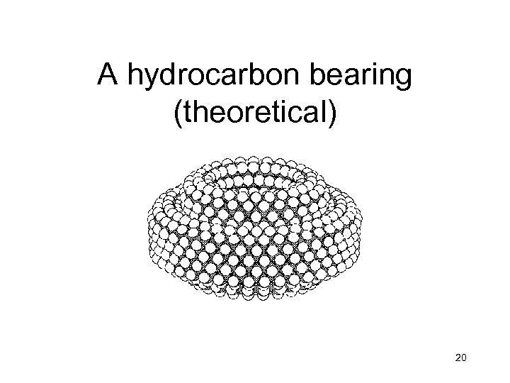 A hydrocarbon bearing (theoretical) 20 