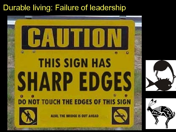Durable living: Failure of leadership 