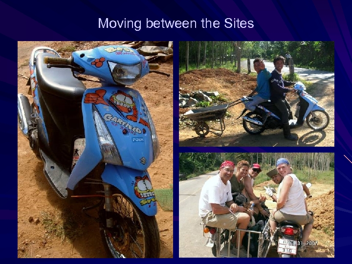 Moving between the Sites 