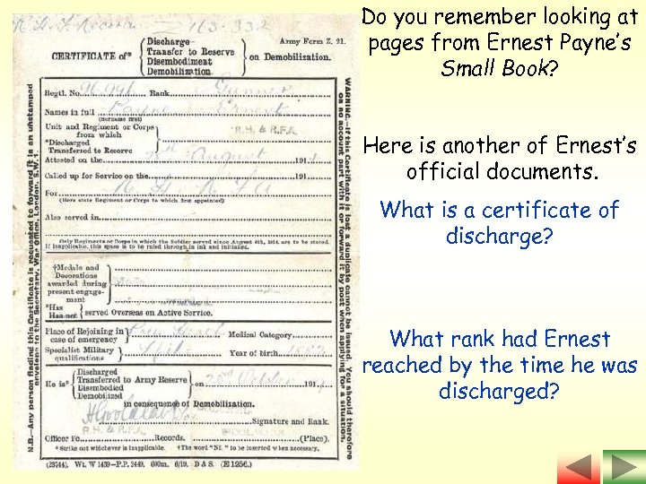 Do you remember looking at pages from Ernest Payne’s Small Book? Here is another