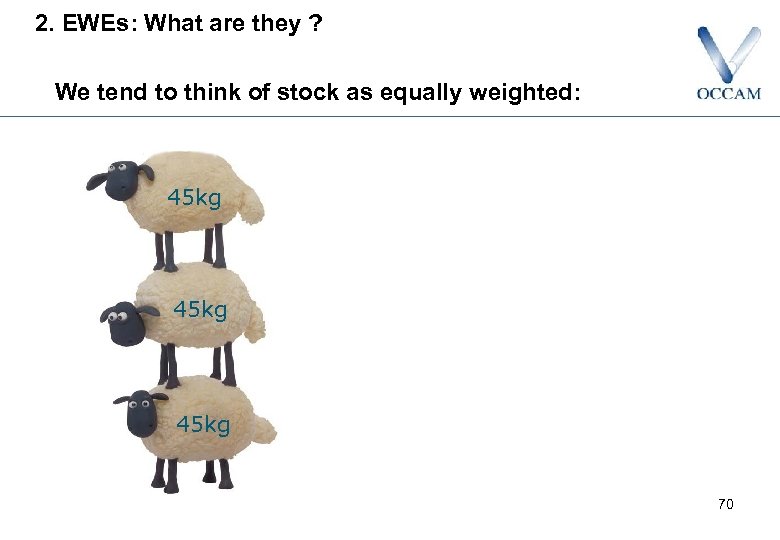 2. EWEs: What are they ? We tend to think of stock as equally