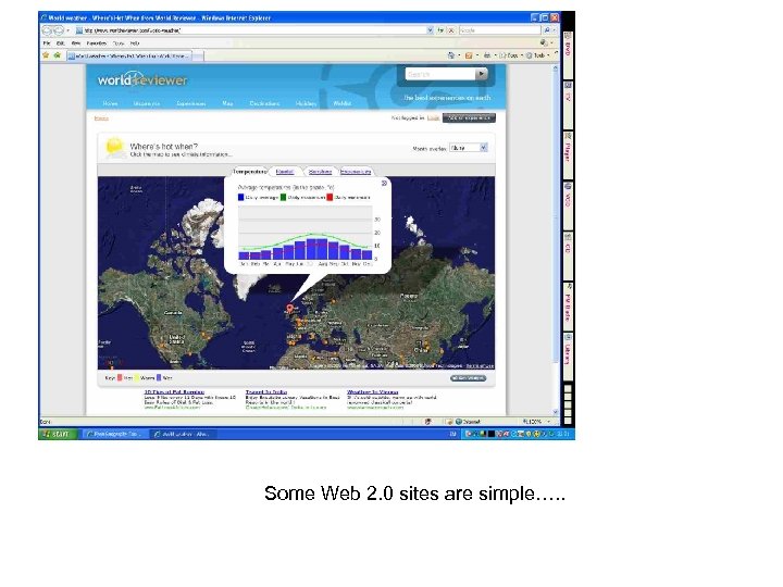Some Web 2. 0 sites are simple…. . 
