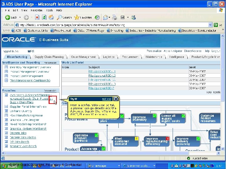 8 © 2008 Oracle Copyright, Proprietary & Confidential 