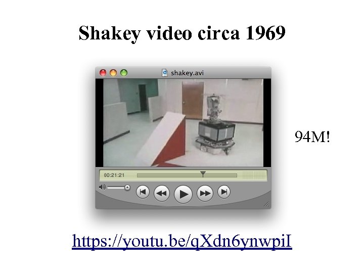 Shakey video circa 1969 94 M! https: //youtu. be/q. Xdn 6 ynwpi. I 