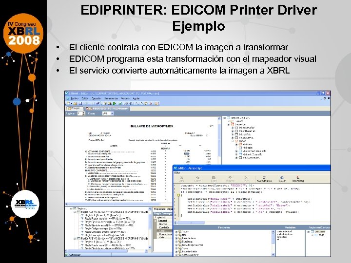 EDIPRINTER: EDICOM Printer Driver Ejemplo • • • El cliente contrata con EDICOM la