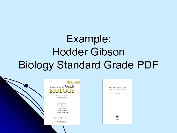 Example: Hodder Gibson Biology Standard Grade PDF 