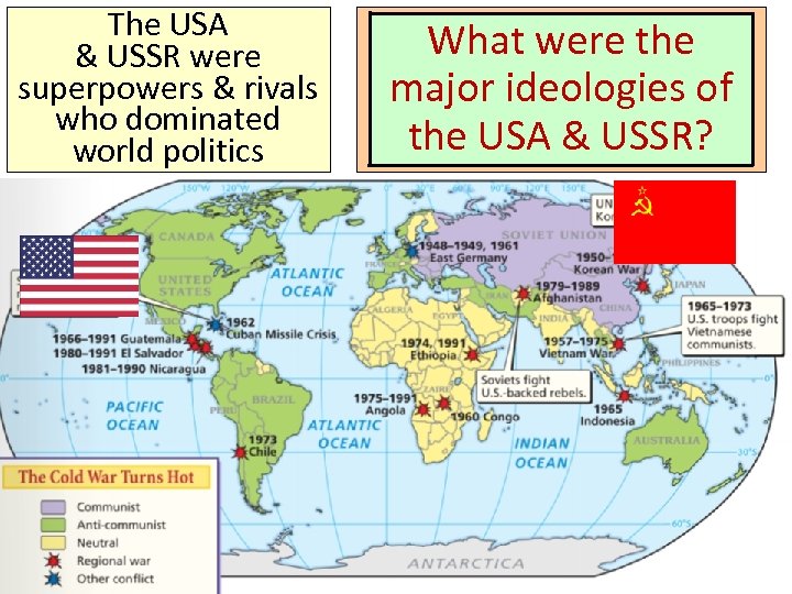 One of the most The USA importantwere & USSR changes superpowers & rivals after