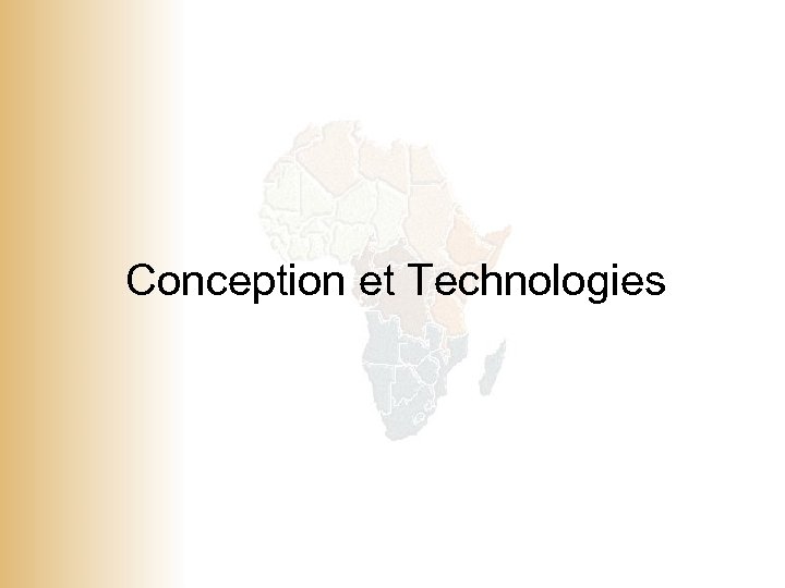 Conception et Technologies © 2001, Cisco Systems, Inc. All rights reserved. 1 