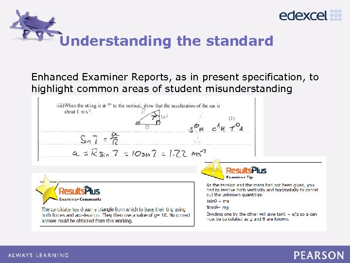 Understanding the standard Click to edit Master title style Enhanced Examiner Reports, as styles