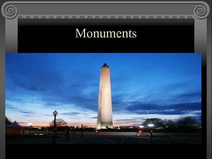Monuments 
