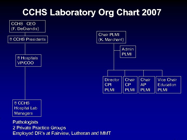 Hospital Labs Chart