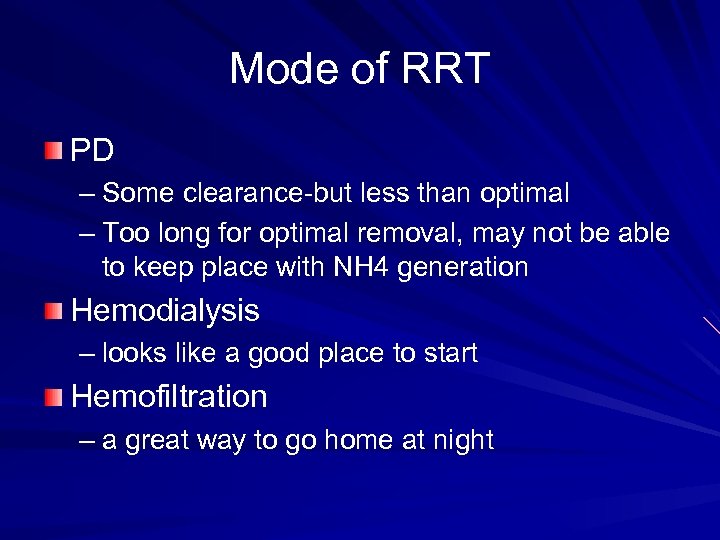 Mode of RRT PD – Some clearance-but less than optimal – Too long for