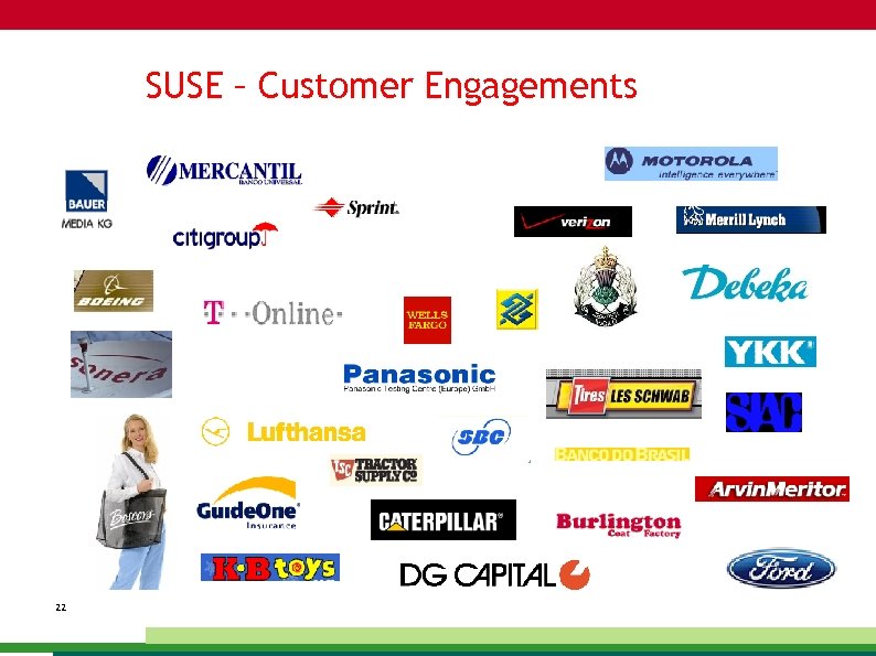 SUSE – Customer Engagements 22 