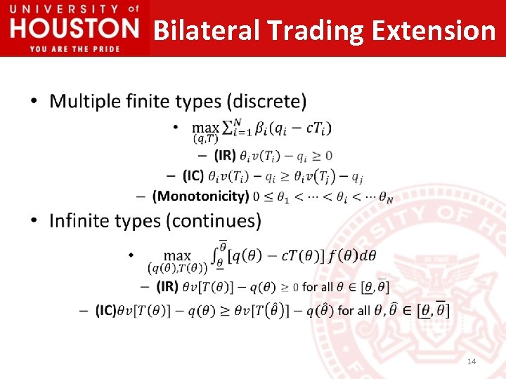 Bilateral Trading Extension • 14 