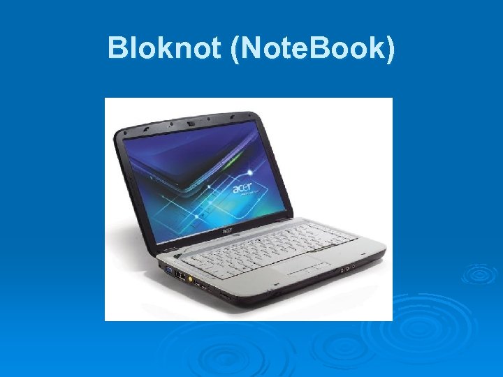 Bloknot (Note. Book) 