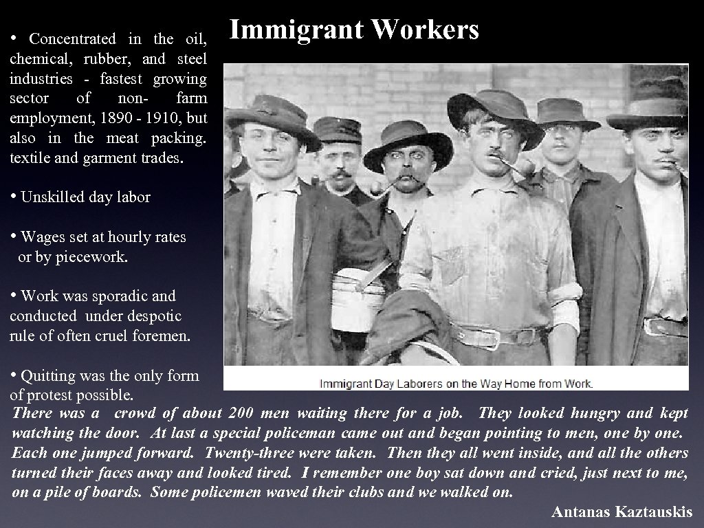  • Concentrated in the oil, chemical, rubber, and steel industries - fastest growing