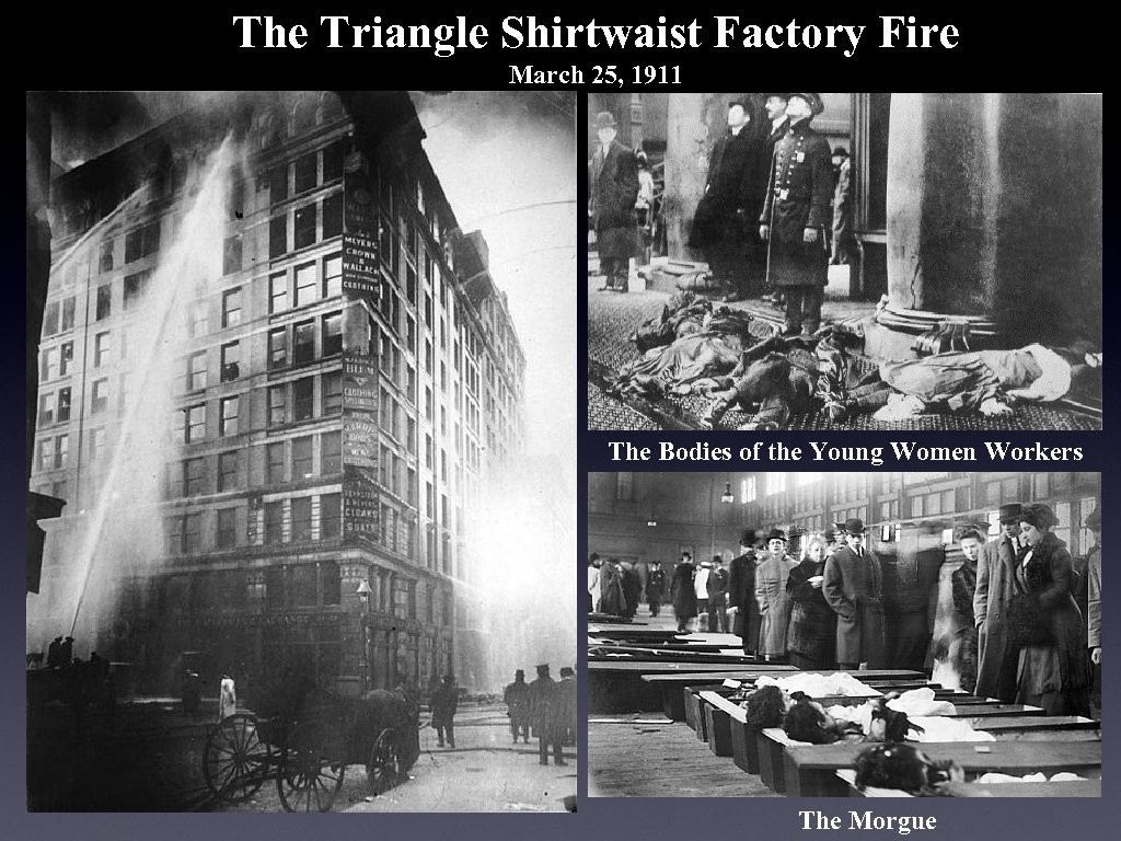 The Triangle Shirtwaist Factory Fire March 25, 1911 The Bodies of the Young Women