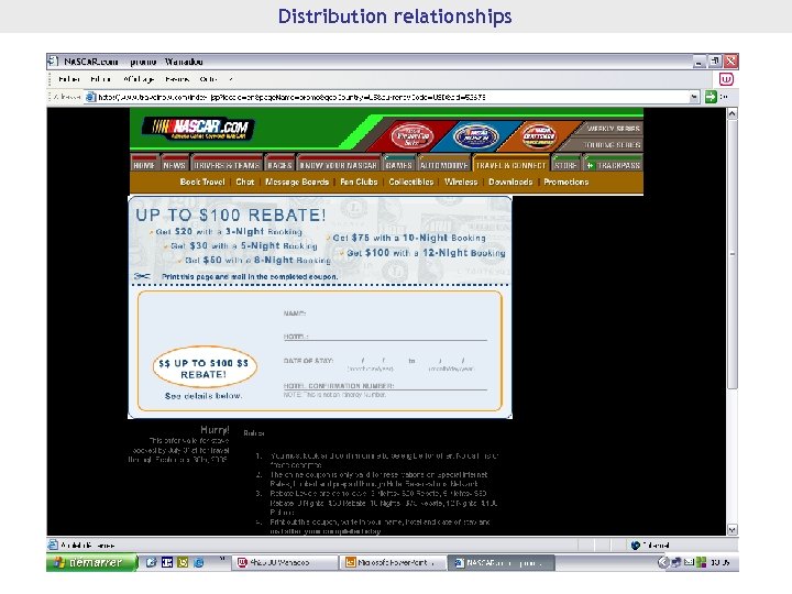 Distribution relationships 