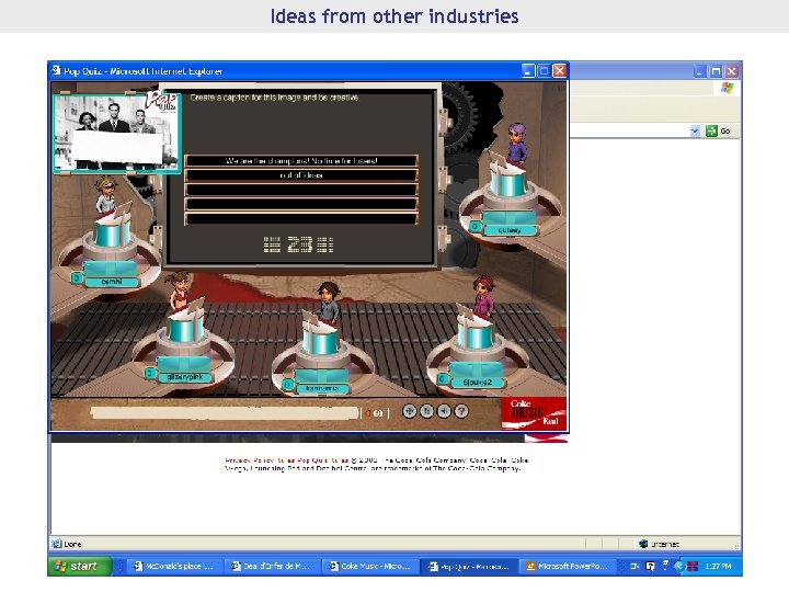 Ideas from other industries 