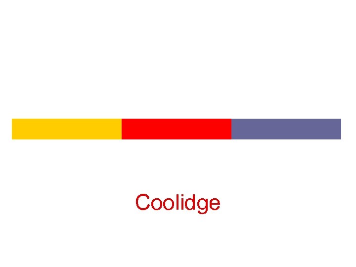 Coolidge 