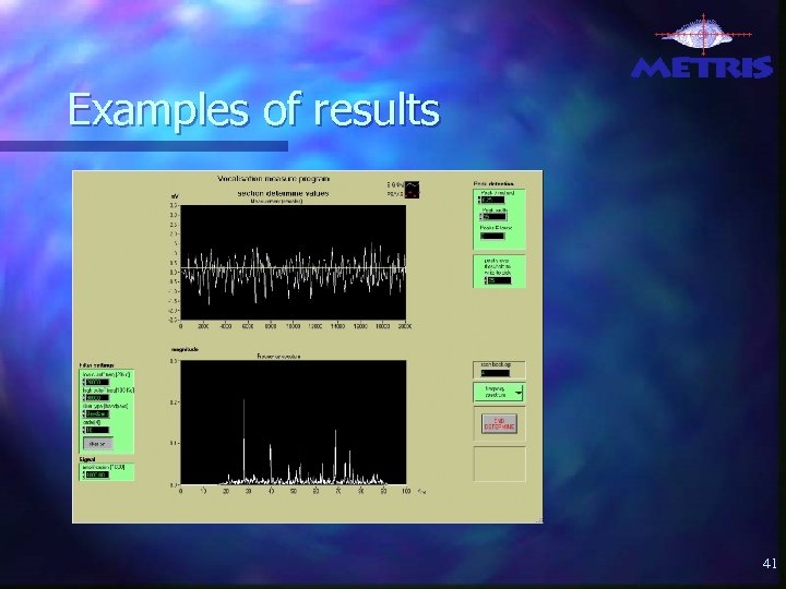 Examples of results 41 